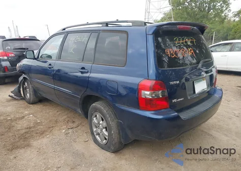 2007 Toyota Highlander V6 z USA, uszkodzony, nr VIN JTEHP21AX70222827